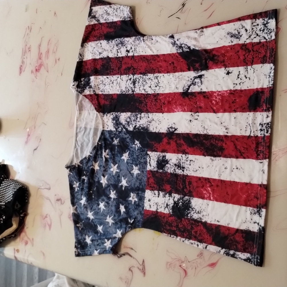Women's t shirt U.S. Flag
